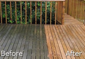 Before After Jet Washing